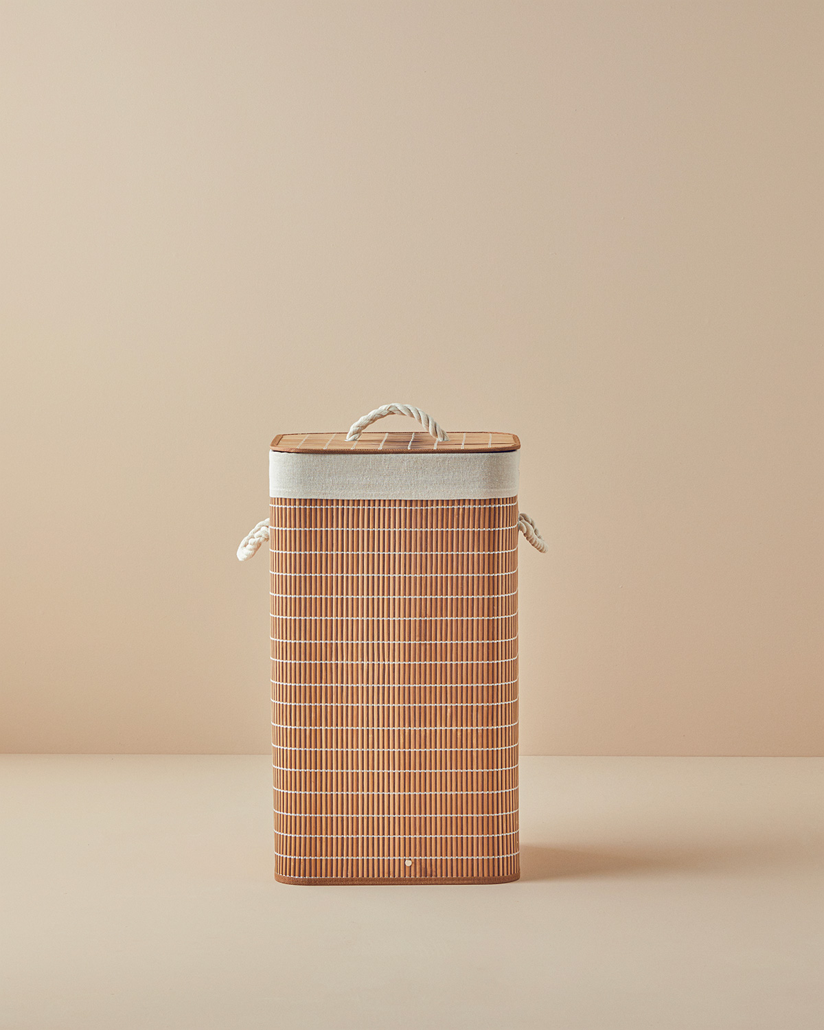 000000010025141001_1 Urbann Foldable Laundry Basket 35x35x60 cm Brown Складная корзина для белья Urbann 35x35x60 см, коричневая