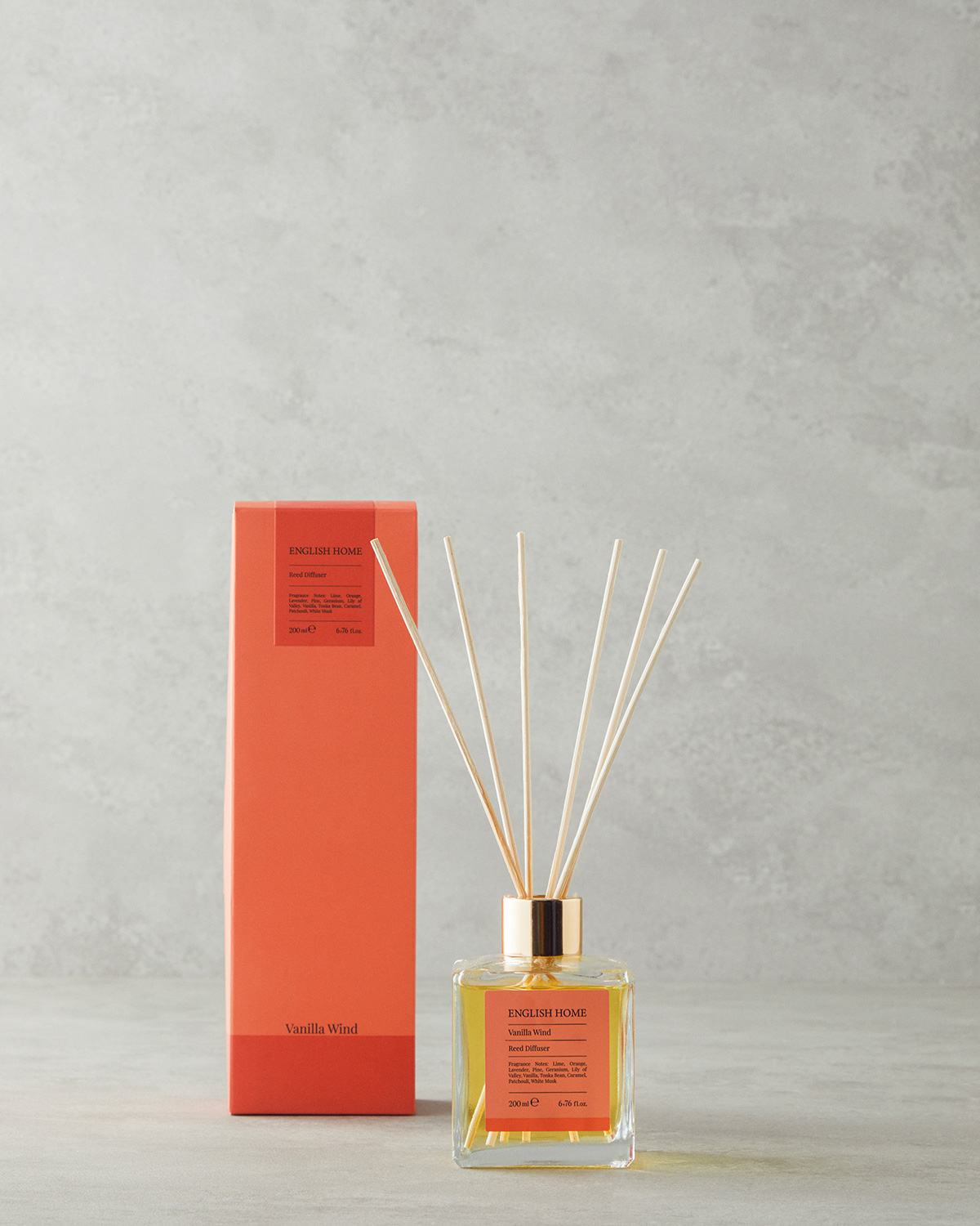 000000010033305001_1 Vanilla Wind Reed Diffuser 100 ml Cream Диффузор с ароматом ванили и палочками 100 мл