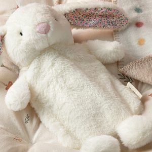Bunny Plush Hot Water Bottle 750 ml Ecru      Плюшевая грелка-зайчик 750 мл экрю