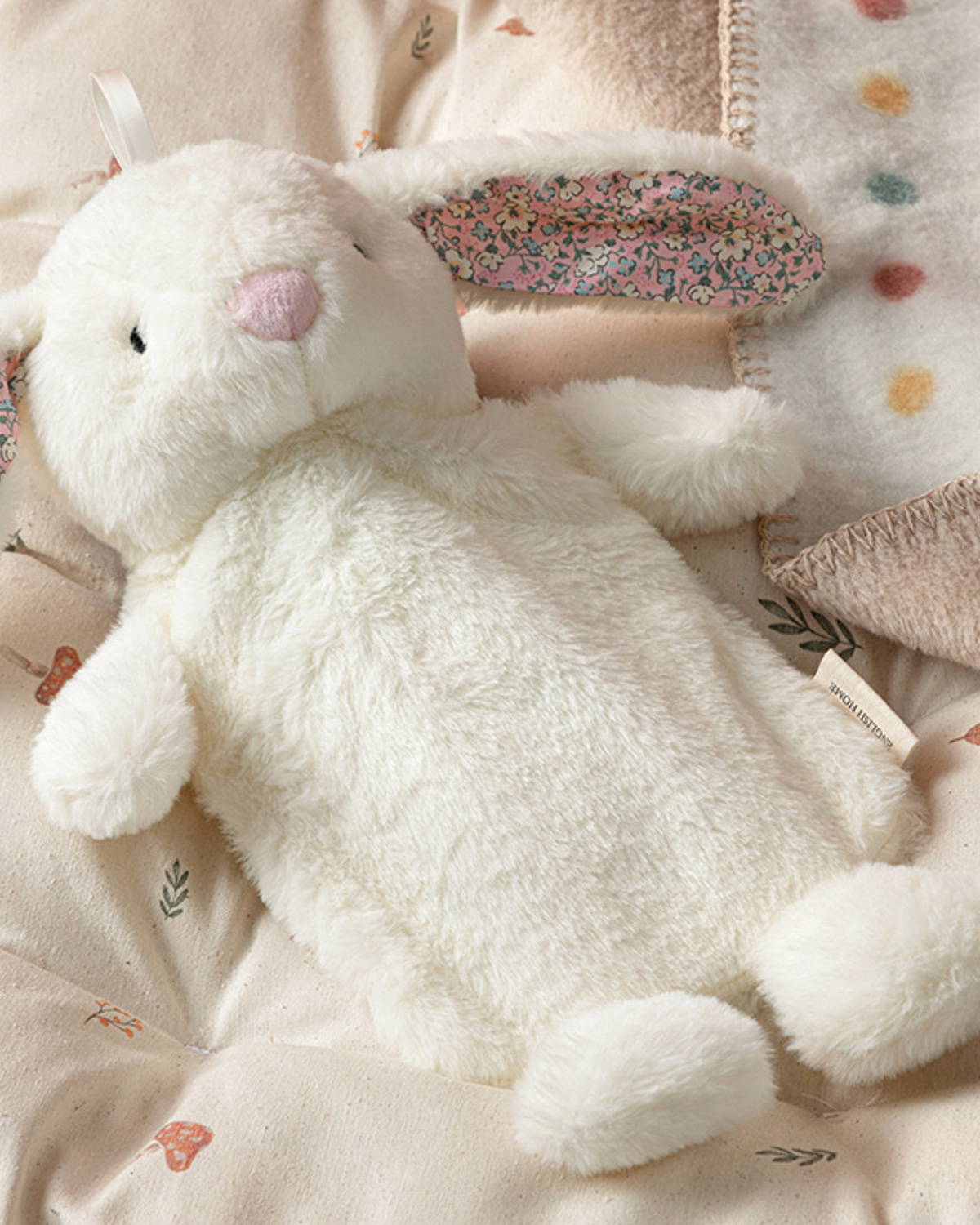 Bunny Plush Hot Water Bottle 750 ml Ecru      Плюшевая грелка-зайчик 750 мл экрю