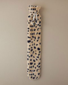 Грелка Spotty, 72x12 см, кремово-черная