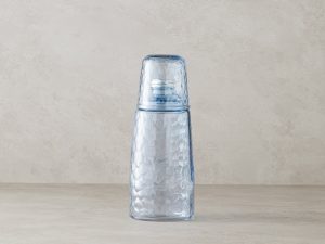 Стеклянный кувшин Lusana, прикроватный, 1100 мл, синий