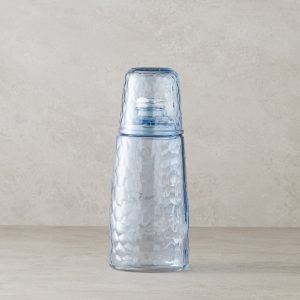 Стеклянный кувшин Lusana, прикроватный, 1100 мл, синий