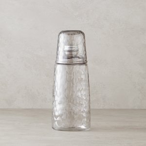 Стеклянный кувшин Lusana для ночника, 1100 мл, антрацит