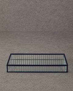 000000010042114003_1 Декоративный поднос Glamour Glass, черный