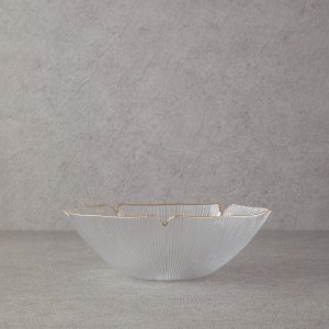 Siana Glass Bowl 25 cm Gold