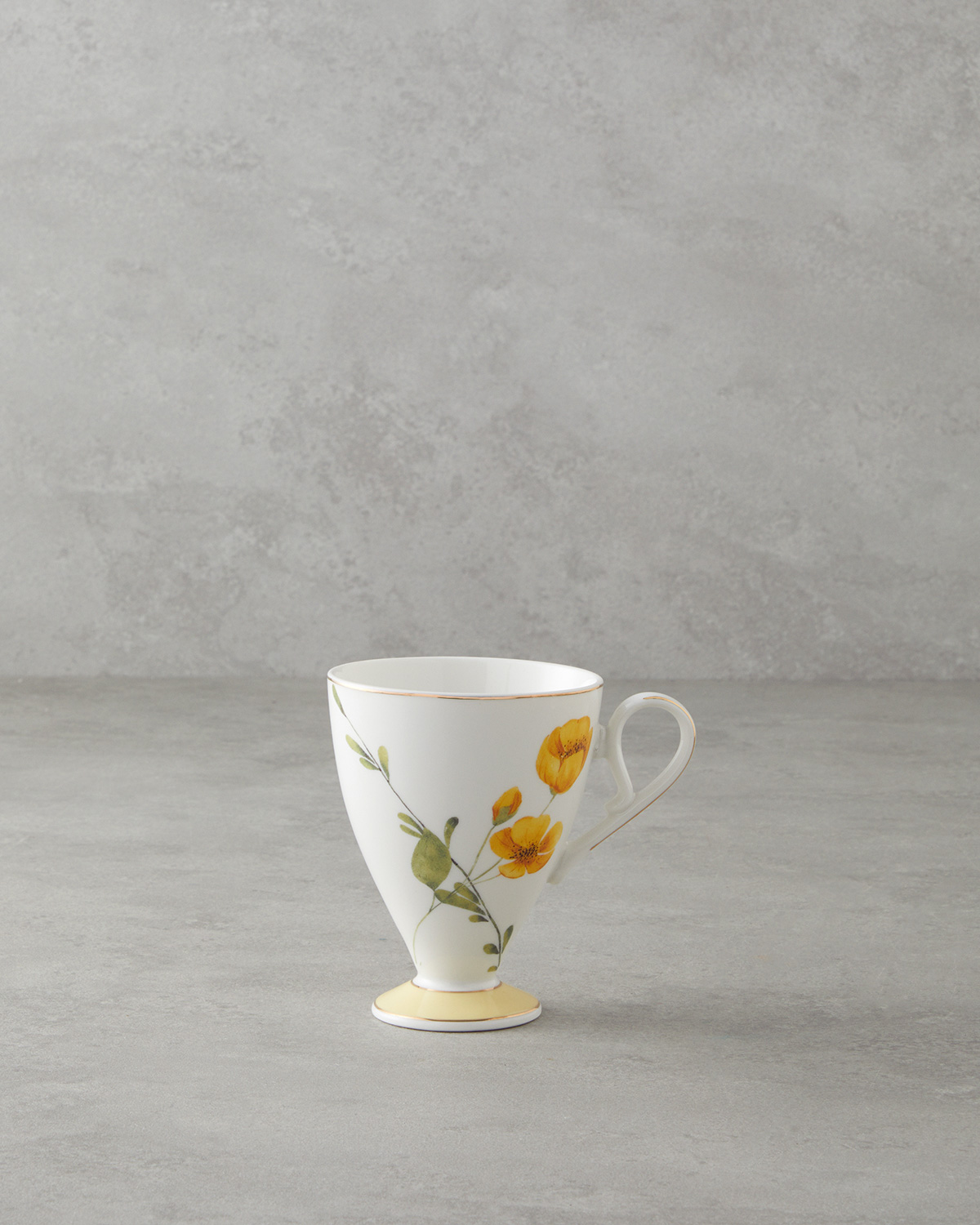 Valentina New Bone China Mug 300 ml Yellow