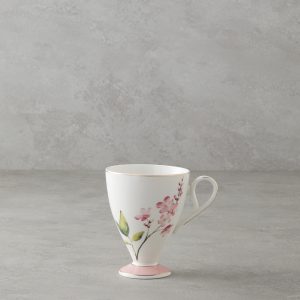 Valentina New Bone China Mug 300 ml Pınk       Кружка Valentina New Bone China 300 мл, розовая