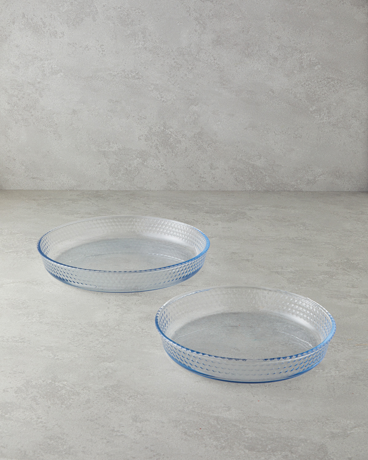 Bake&Serve Glass 2-piece Round Oven Dish 26-32 cm Transparent