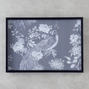 Декоративный поднос Pure Flowers 30x42 см, кремовый