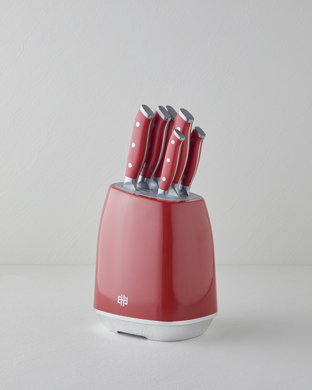 Smart Cut Stainless Steel 7 Pcs Knife 34.5x34x34x31x24x21 cm Red