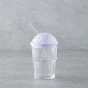 Стеклянный стакан Gleam Glass, 400 мл, фиолетовый