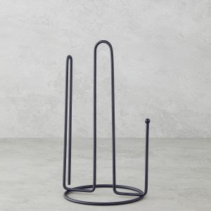 Jimena Metal Paper Towel Holder Kitchen Tool 27,5 cm Black        Держатель для бумажных полотенец Jimena, металлический, кухонная утварь, 27,5 см, чёрный