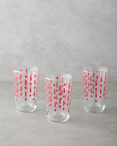 Стаканчики Fusion Glass 3-х частей, 400 мл, розовые