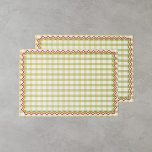 Sommertanz Polypropylene 2 pcs Table Mat 29x42 cm Green