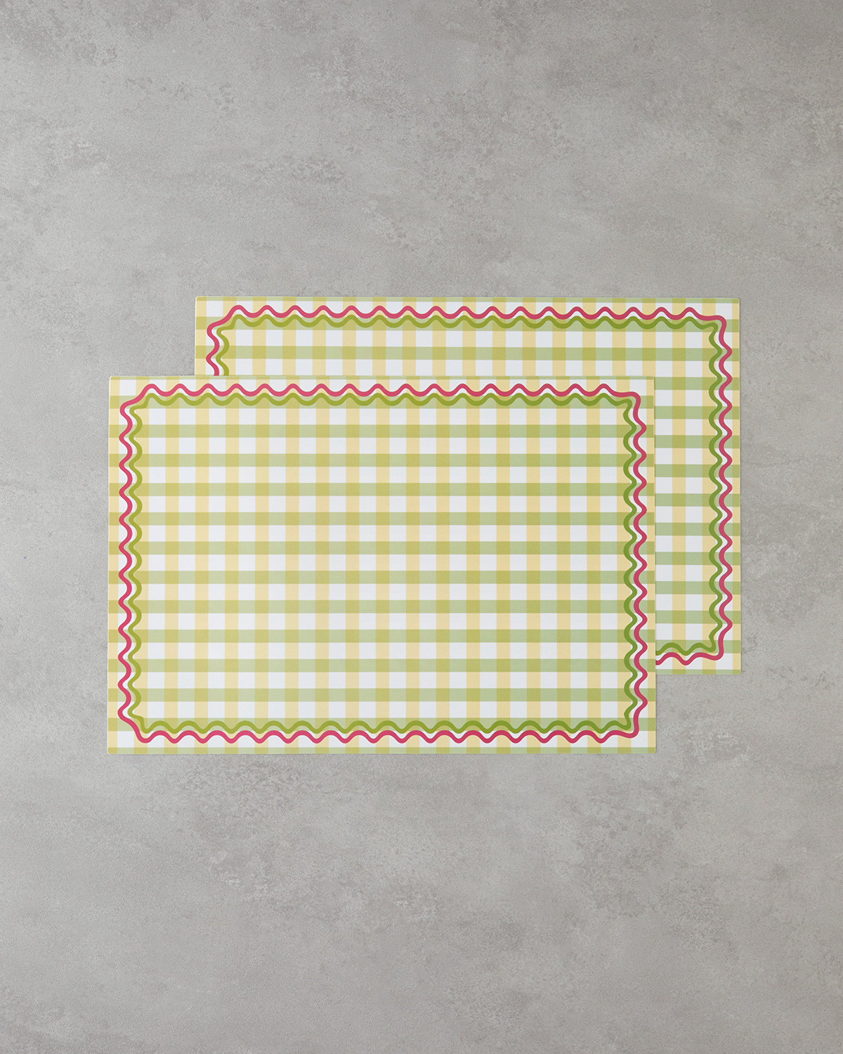 000000010047629002_1 Sommertanz Polypropylene 2 pcs Table Mat 29x42 cm Green