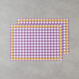 000000010047629004_1 Sommertanz Polypropylene 2 pcs Table Mat 29x42 cm Violet