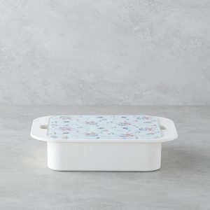 Artistic Garden Melamine 4 Pcs Breakfast Container 30x21 cm Colored