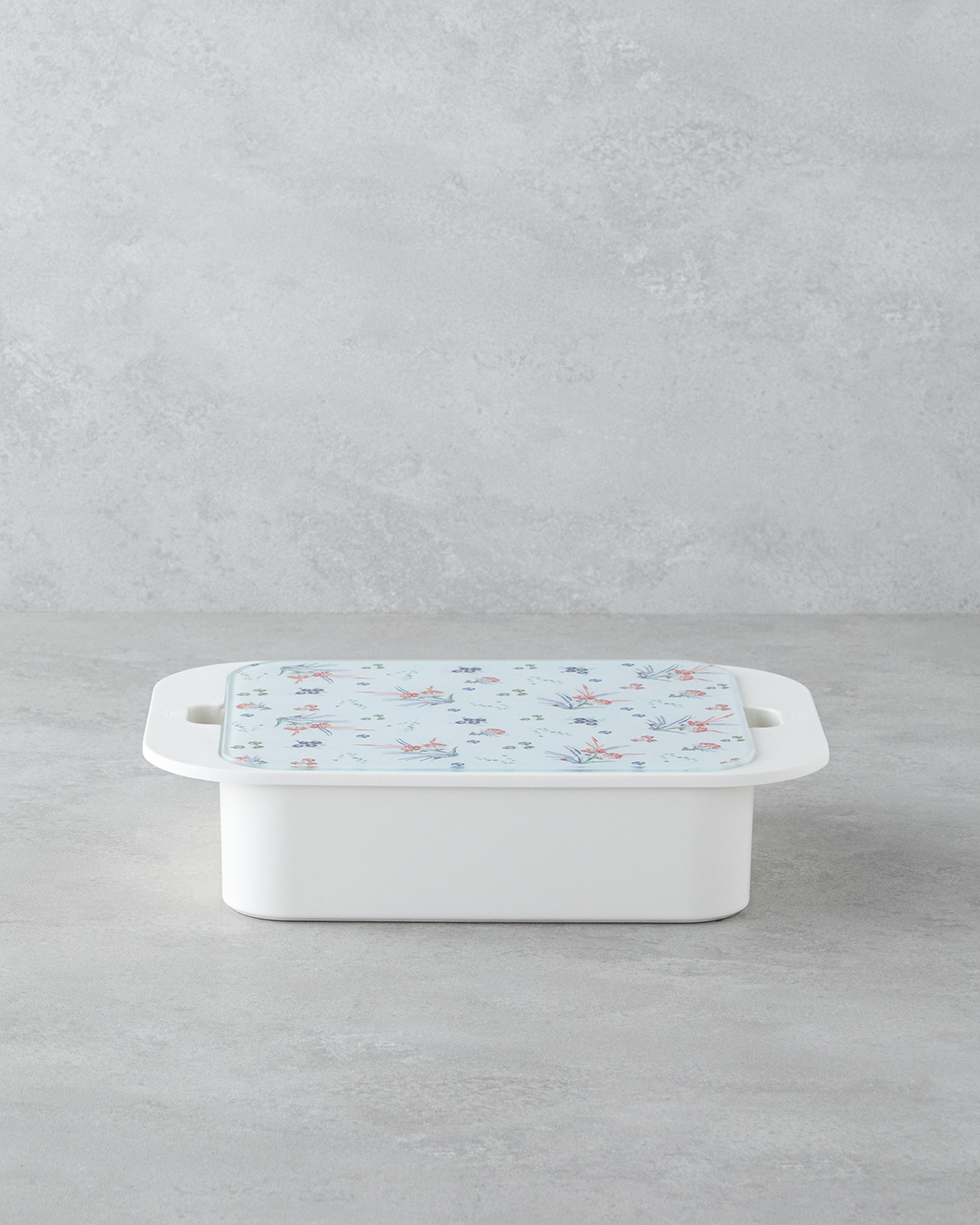 Artistic Garden Melamine 4 Pcs Breakfast Container 30x21 cm Colored