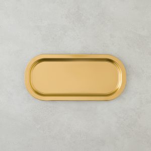 Emma Metal Tray 31.5 cm Gold