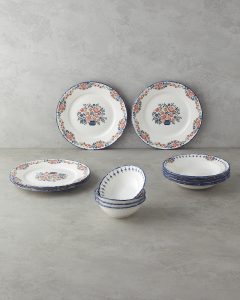 Набор посуды Pixel Porcelain, цветной