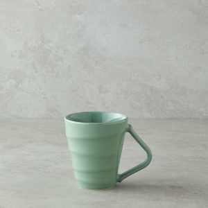 Twisty Ceramic Mug 255 ml Green  Керамическая кружка Twisty 255 мл зелёная