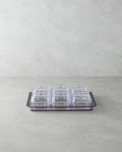 Акриловая миска для завтрака Axel с 6 отделениями