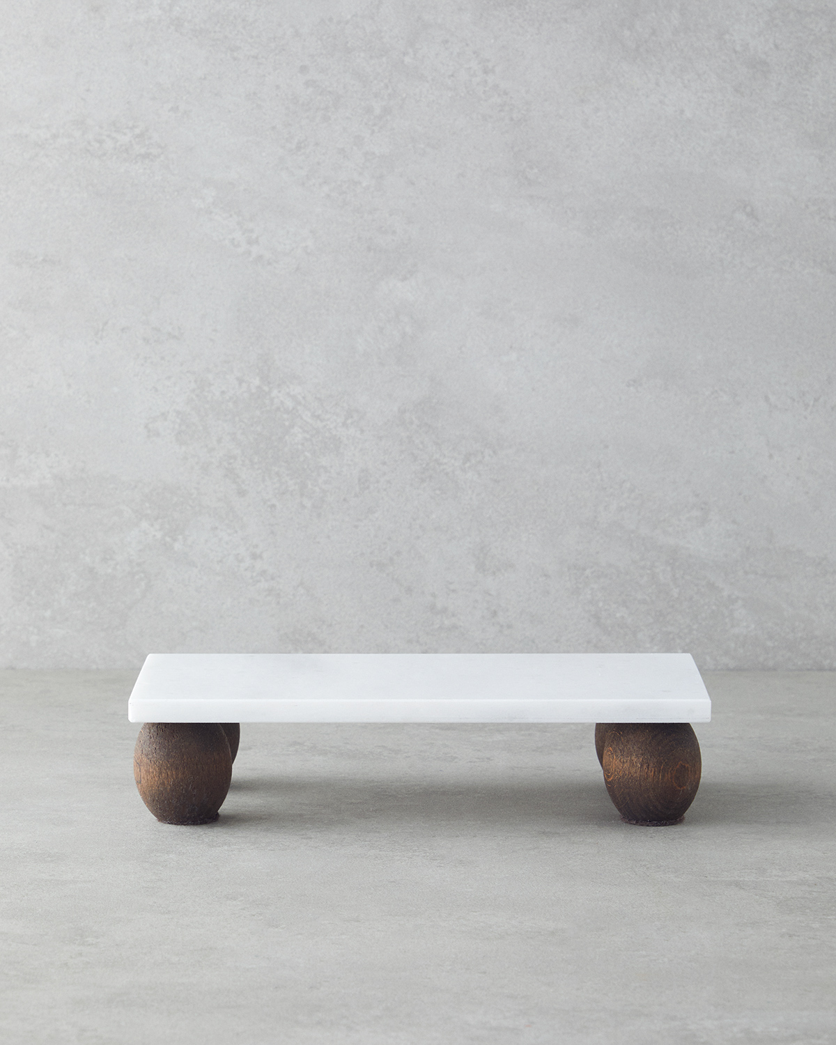 000000010048681001_1 Элегантная мраморная сервировочная тарелка, 12x24 см, белая