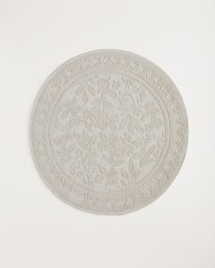 000000010048684001_1 Ковер Blossom Cotton Loop 110x110 см, кремовый