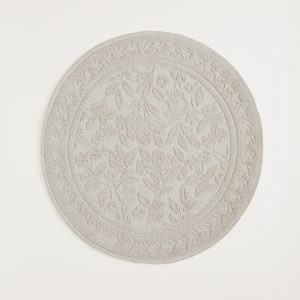 Blossom Cotton Boucle Rug 80x150 cm Cream