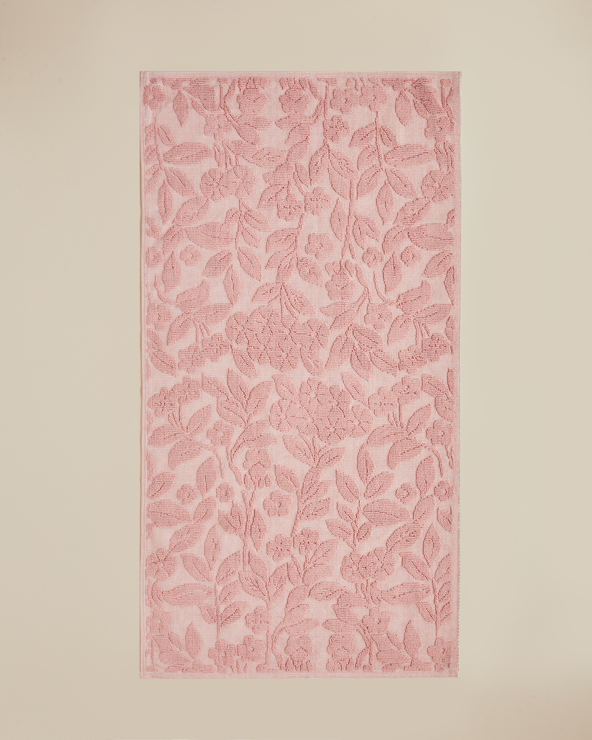 000000010048706001_1 Floweret Cotton Boucle Rug 80x150 cm Powder