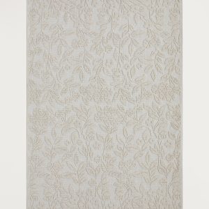 Floweret Cotton Boucle Rug 60x100 cm Cream