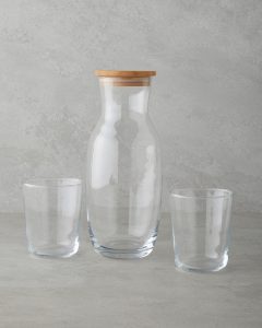 Набор для воды из светящегося стекла