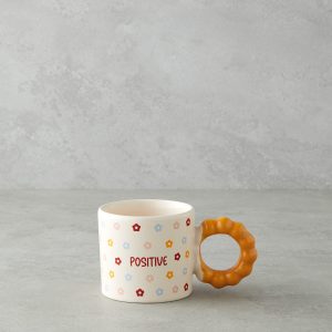 Positive Ceramic Mug 260 ml Colored