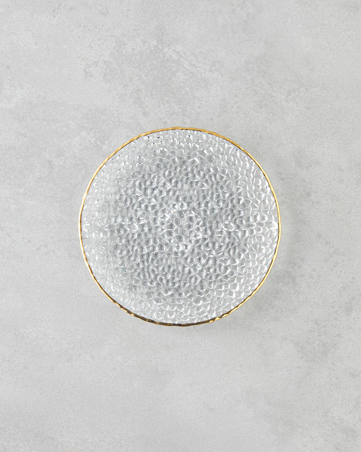 Giselle Glass Cake Plate 16 cm Gold