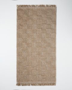 Ковер Checker Boucle 80×150 см, натуральный