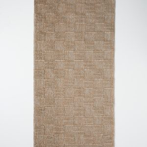 Checker Boucle Rug 80x150 cm Natural